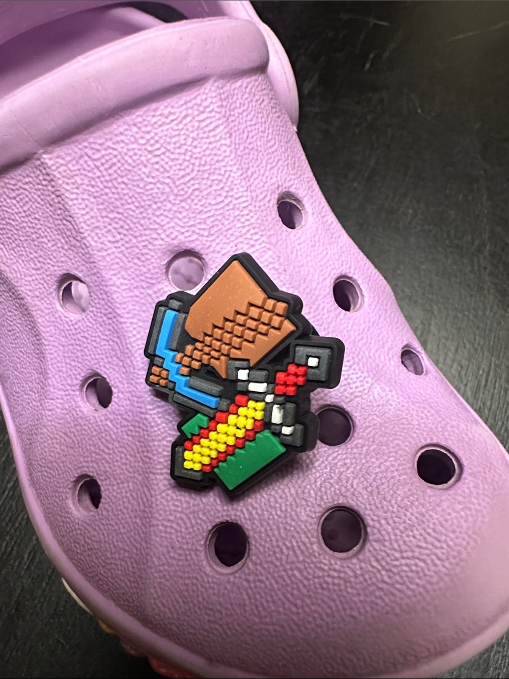 Minecraft Swords Shoe Charm